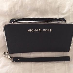 Michael Kors Black Smart Phone Wallet